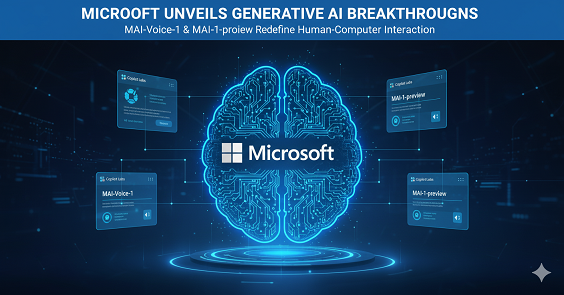 Microsoft Debuts MAI-Voice-1 & MAI-1-preview Models