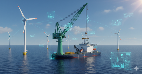 Offshore crane innovation