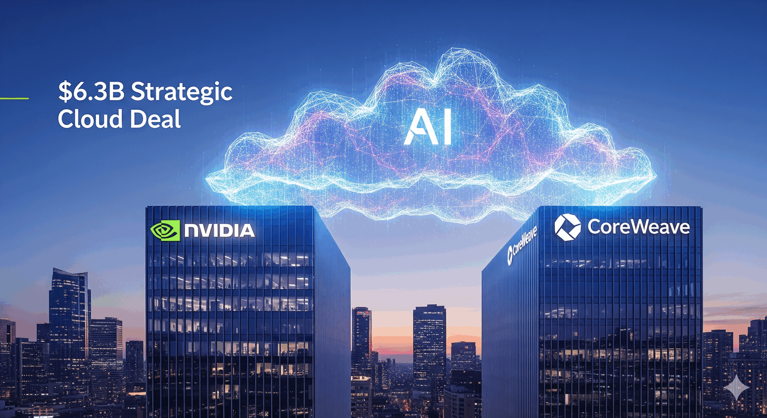 Nvidia supports CoreWeave with $6.3B cloud deal.