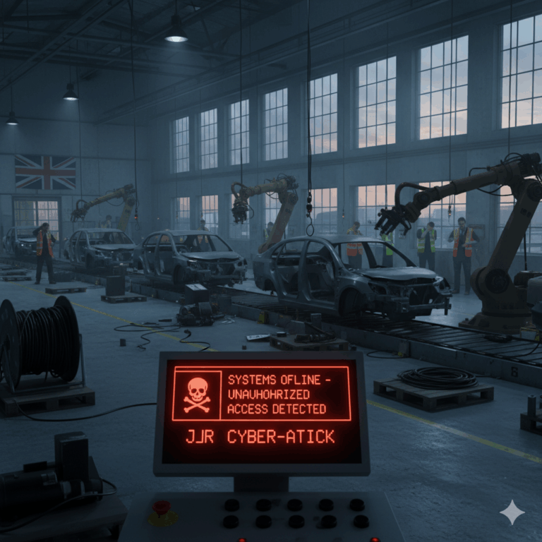 Cyber-Attack Havoc at JLR Disrupts UK Manufacturing Sector Deeply