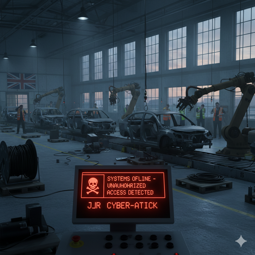 Cyber-Attack Havoc at JLR Disrupts UK Manufacturing Sector Deeply