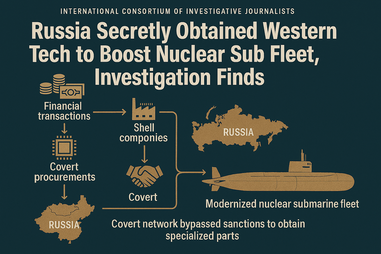 The Secret Supply Chain Behind Russia’s Nuclear Submarine