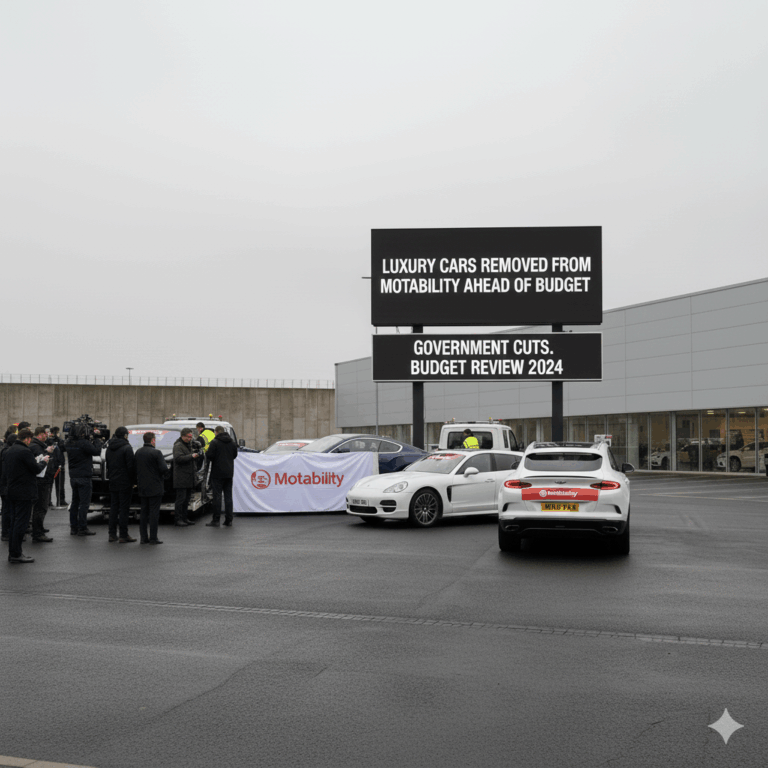 Budget Buzz: Luxury Cars Get the Boot from the Motability Scheme