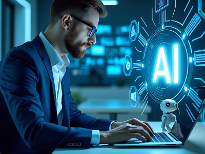 Illustration of Agentic AI agents automating enterprise workflows